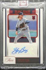 Shane Baz [Red] #DOA-SB Baseball Cards 2022 Panini Three and Two Day One Autographs Prices