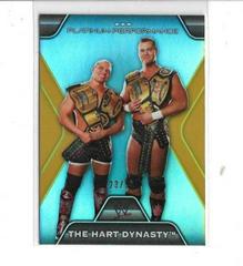 The Hart Dynasty [Gold] Wrestling Cards 2010 Topps Platinum WWE Performance Prices