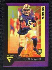 Trey Lance [Purple] Football Cards 2021 Panini Chronicles Flux Rookies Prices