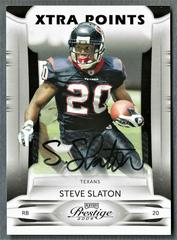 Steve Slaton [Xtra Points Black Autograph] #41 Football Cards 2009 Playoff Prestige Prices