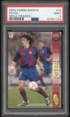 Puyol #59 Soccer Cards 2004 Panini Sports Mega Cracks Prices