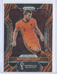 Matthijs de Ligt [Choice Tiger Stripe] Soccer Cards 2022 Panini Prizm World Cup Prices