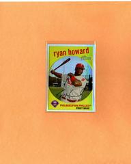 Ryan Howard [Black Border Refractor] #C116 Baseball Cards 2008 Topps Heritage Chrome Prices