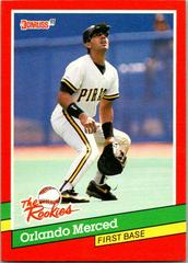 Orlando Merced #22 Baseball Cards 1991 Donruss Rookies Prices
