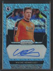 Wayne Hennessey [Blue Shimmer] Soccer Cards 2019 Panini Prizm Premier League Signatures Prices