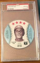 Carlton Fisk Baseball Cards 1976 Safelon Discs Prices