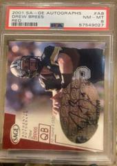 Drew Brees [Red] Football Cards 2001 Sage Autographs Prices