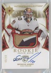 Spencer Knight Hockey Cards 2021 Ultimate Collection Signatures Rookies Prices