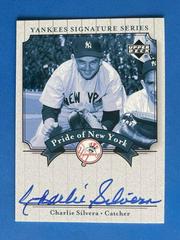 Charlie Silvera #PN-CS Baseball Cards 2003 Upper Deck Yankees Signature Series Pride of NY Autograph Prices