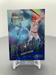 Shohei Ohtani [Spectrum Blue] #BYS-6 Baseball Cards 2022 Panini Absolute By Storm Prices