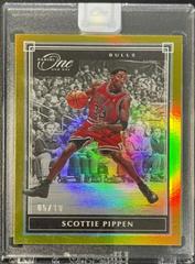 Scottie Pippen [Gold] #164 Basketball Cards 2019 Panini One and One Prices