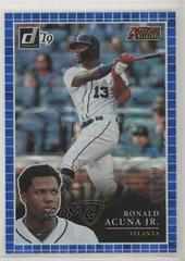 Ronald Acuna Jr. [Blue] Baseball Cards 2019 Panini Donruss Action All Stars Prices