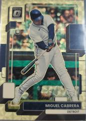 Miguel Cabrera [Gold Vinyl] #185 Baseball Cards 2022 Panini Donruss Optic Prices