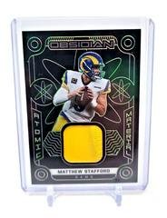 Matthew Stafford [Yellow] #AM-MST Football Cards 2022 Panini Obsidian Atomic Material Prices