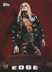Edge [Unified Puzzle Back] #C19 Wrestling Cards 2010 Topps WWE Championship Material Prices