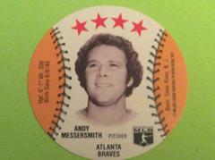Andy Messersmith Baseball Cards 1977 Detroit Caesars Discs Prices