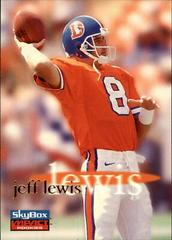 Jeff Lewis Football Cards 1996 Skybox Impact Rookies Prices