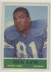 Dick Lane #61 Football Cards 1964 Philadelphia Prices