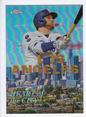 Max Muncy [Orange] Baseball Cards 2022 Topps Chrome Heart of the City Prices