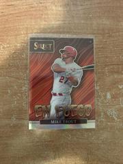 Mike Trout [Holo] #EF5 Baseball Cards 2022 Panini Select En Fuego Prices
