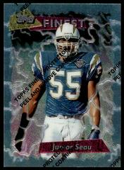 Junior Seau Football Cards 1995 Topps Finest Boosters Prices