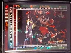 CJ McCollum [Green Ice] Basketball Cards 2021 Panini Hoops Lights Camera Action Prices