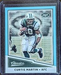 Curtis Martin [Timeless Tributes Blue] Football Cards 2017 Panini Classics Prices