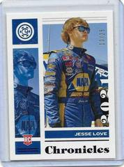 Jesse Love [Purple] #11 Racing Cards 2021 Panini Chronicles NASCAR Prices