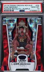 Cam Reddish [Purple] #29 Basketball Cards 2019 Panini Crown Royale Rookie Royalty Prices