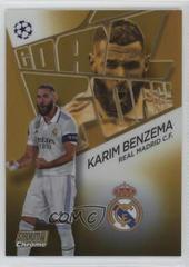 Karim Benzema [Gold] #3 Soccer Cards 2022 Stadium Club Chrome UEFA Competitions Prices