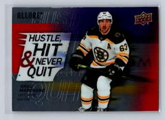 Brad Marchand Hockey Cards 2021 Upper Deck Allure Hustle Hit & Never Quit Prices