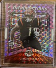Ja'Marr Chase [Purple] Football Cards 2021 Panini Mosaic Introductions Prices