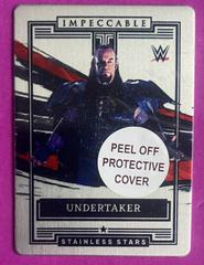 Undertaker Wrestling Cards 2022 Panini Impeccable WWE Stainless Stars Prices