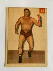 Frank Sexton [Lucky Premium Back] #41 Wrestling Cards 1954 Parkhurst Prices