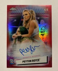 Peyton Royce [Red Refractor] Wrestling Cards 2021 Topps Chrome WWE Autographs Prices