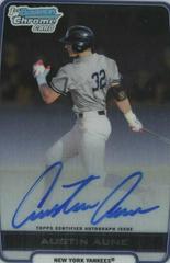 Austin Aune #BCAAAU Baseball Cards 2012 Bowman Chrome Draft Picks & Prospects Autograph Prices