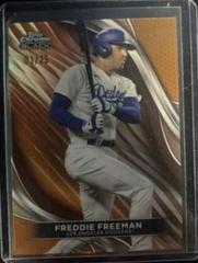 Freddie Freeman [Orange Refractor] #12 Baseball Cards 2024 Topps Chrome Black Prices