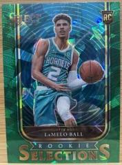 Lamelo Ball [Green] #1 Basketball Cards 2020 Panini Select Rookie Selections Prices