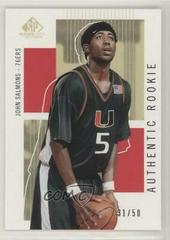 John Salmons [Gold] Basketball Cards 2002 SP Game Used Prices