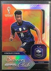 Kingsley Coman [Silver] #18 Soccer Cards 2022 Panini Prizm World Cup Scorers Club Prices