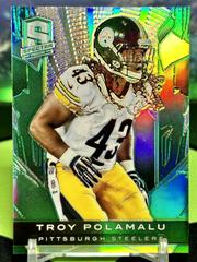 Troy Polamalu [Spectra Green] Football Cards 2013 Panini Spectra Prices