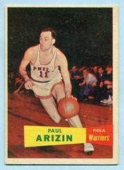 Paul Arizin Basketball Cards 1957 Topps Prices