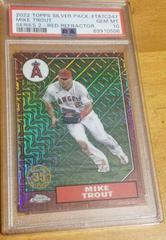 Mike Trout [Red] #87BC-1 Baseball Cards 2022 Topps Chrome 1987 Prices