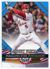 Albert Pujols [Blue] #PP-10 Baseball Cards 2022 Topps Update Paragons of the Postseason Prices