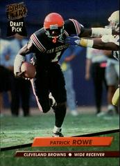 Patrick Rowe Football Cards 1992 Ultra Prices