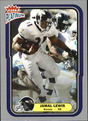 Jamal Lewis [Finish] Football Cards 2004 Fleer Platinum Prices