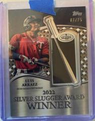 Luis Arraez [Gold] Baseball Cards 2023 Topps Silver Slugger Award Winners Commemorative Patch Prices