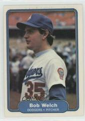 Bob Welch #28 Baseball Cards 1982 Fleer Prices