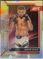 Nate Diaz [Silver] Ufc Cards 2022 Panini Prizm UFC Bonus Machines Prices