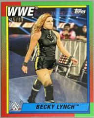 Becky Lynch [Green] Wrestling Cards 2021 Topps Heritage WWE Prices